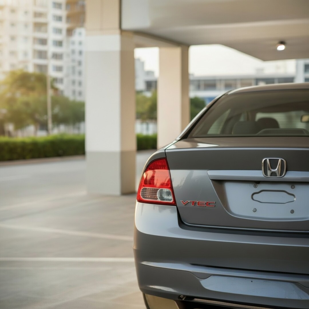 Honda Civic Uyumlu VTEC Bagaj Logosu (Kırmızı)