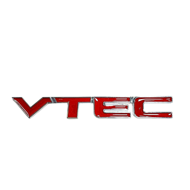 Honda Civic Uyumlu VTEC Bagaj Logosu (Kırmızı) - Görsel 3