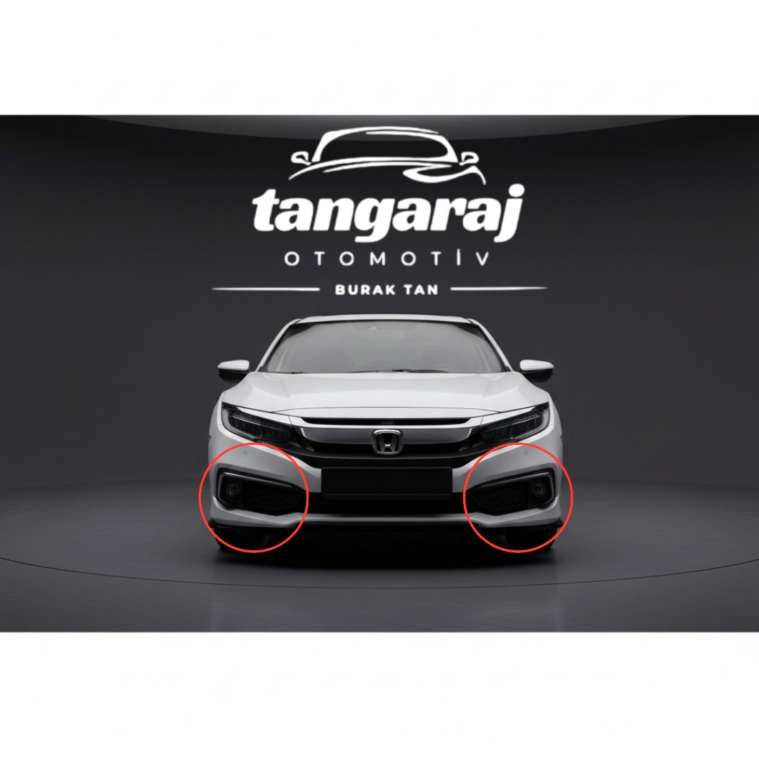 HONDA CIVIC FC5 IÇIN UYUMLU MAKYAJLI KASA TEK ÇİZGİ ÖN SIS LEDI (2019 ve üzeri araçlar) - Görsel 2