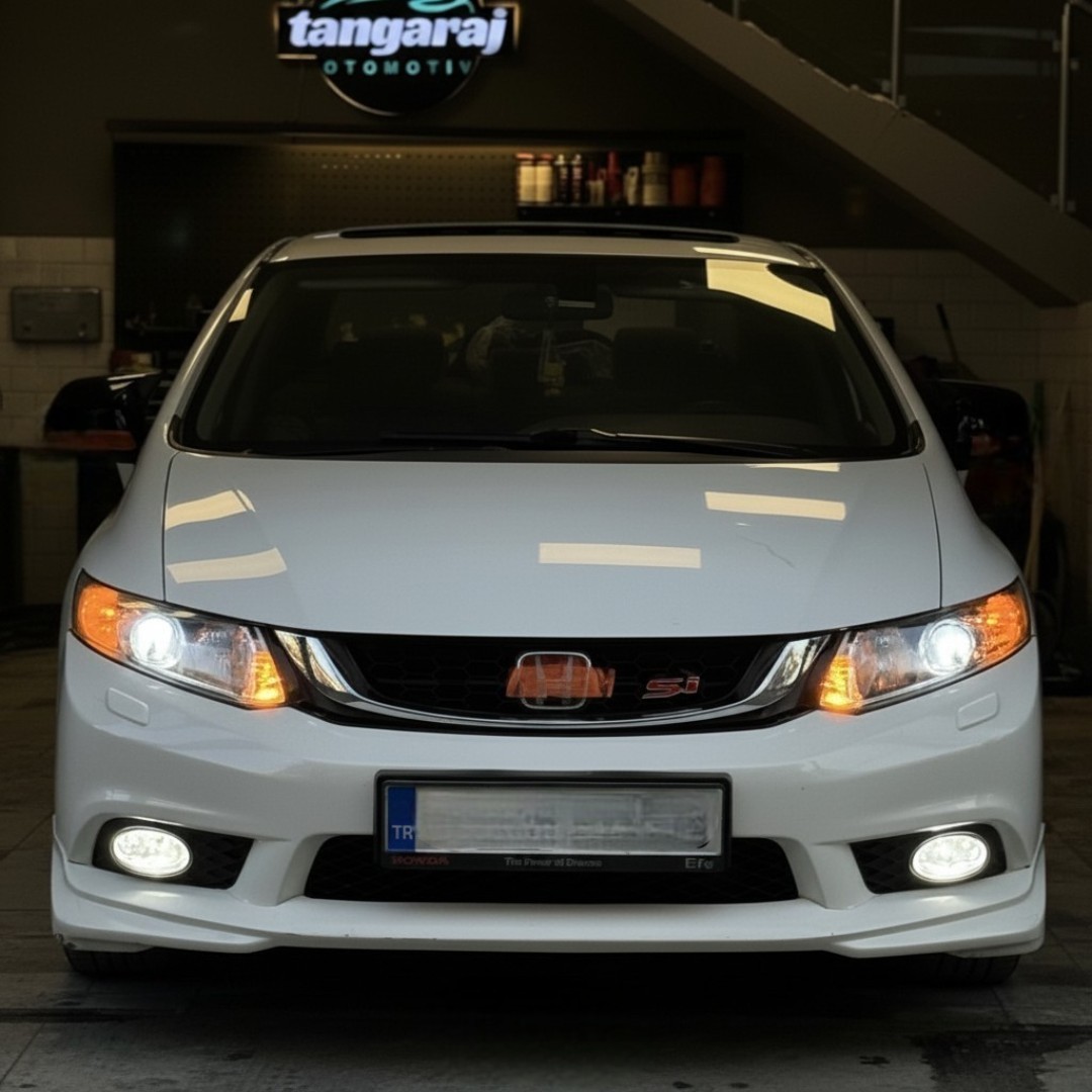 Honda Civic FB7 Makyajlı Kasa Logosuz Ön Panjur (2012-2016 Model Arası) Uyumlu - Görsel 4