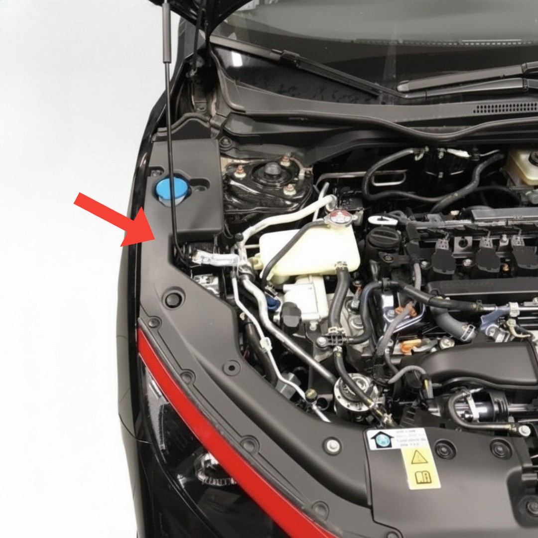 HONDA CIVIC FC5 2016-2021 IÇIN UYUMLU ÇAMURLUK ÜST İÇ KORUMA KAPLAMASI - Görsel 3