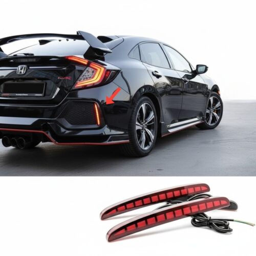 Honda Civic FC5-FK7 Typer Arka Tampon Ledi (2016-2021 Model Arası)