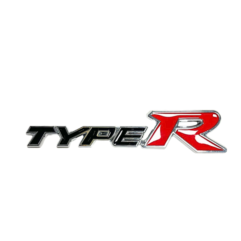 Honda CiViC Uyumlu TYPER Bagaj Logosu (SİYAH-KIRMIZI) - Görsel 2